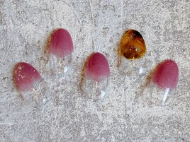 秋のべっ甲ネイル