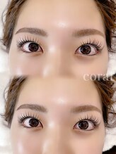 コーラル(coral)/パッチリまつげでメイク要らず