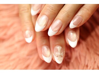 ネイル シャンブル(nail CHAMBRE)/令和×平成MIXフレンチ¥6670
