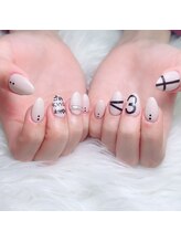 アートネイル ギャラリー(Art nail Gallery)/流行りの<3ネイル