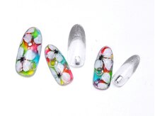 ネイリックス 栄ガスビル(NAILX)/お花ネイル♪
