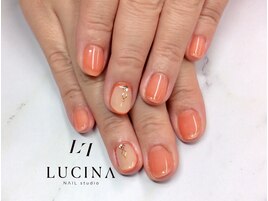 W-697　シアーオレンジネイル