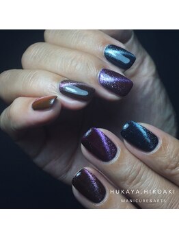 ネイルスタジオ レイナローズ(NAIL STUDIO Reina Rose)/マグネットジェルを大人らしく