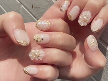 アイネイルズ 渋谷店(I nails)/ホワイトフラワー¥9480[渋谷]