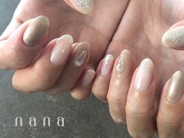 大人ネイル ヌーディカラー