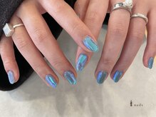 アイネイルズ 吉祥寺店(I nails)/うるうるブルー