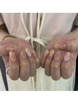 桃ネイル　byYUKA