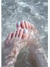 【foot nail】フットネイル　艶々！ワンカラー¥7,000
