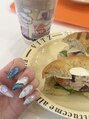 アイネイルズ 横浜EAST店(I-nails) 韓国でやっていただいた個性派夏ネイル!#横浜#パラジェル