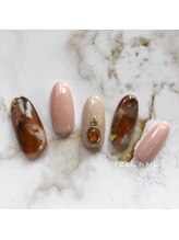 フィールネイル 天神橋店(feel nail)/メタリック/ピスタチオ/ボルドー