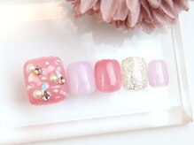 ツメトトノウ/フット☆キラキラ華やかアート