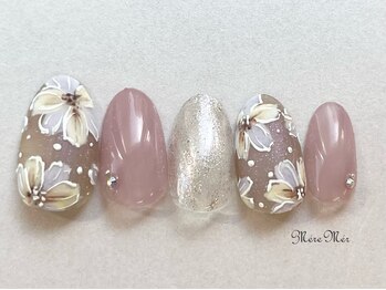 パラジェル認定サロン メールメール 池袋店(MereMer)/フラワーネイル