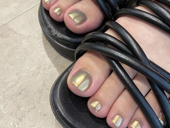 アイ ネイルズ 天神店(I nails)/【foot 】Mirrorネイル