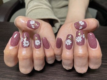 ネイルズティンク(Nails.tink)/定額ネイル【立体フラワー】