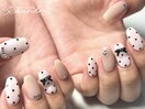 黒ドットリボン