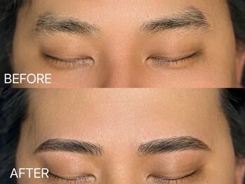 ザブロウクラブ 東京池袋店(The BROW CLUB)/メンズ眉毛★before→After