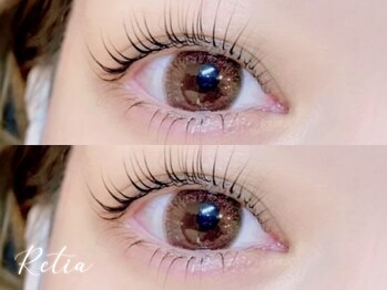 レティア 難波店(Retia)の写真/最新技法のLEDマツエクでボリュームeyeに♪目力UPで魅力的な目元へ◎[難波/メーテルラッシュリフト］