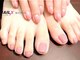 ネイリックス 栄ガスビル(NAILX)の写真/【ハンド×フット同時施術OK】大人女性のお洒落は足元から♪周りと差がつく華やかな足元に☆角質ケアも充実