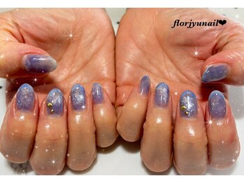ワンカラー2ポイントnail
