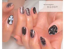 ニコ(nico+)/ブラックネイル☆