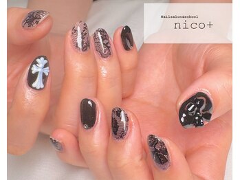 ニコ(nico+)/ブラックネイル☆