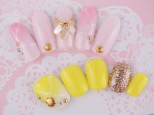 リアン(lien)/ハンド＆フットお揃いネイル