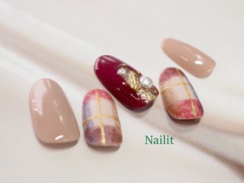 ネイリット 銀座(Nailit)/MATTE CHECK ¥11000【¥12100】