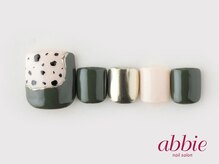 ネイルサロン アビー 宮益坂店(abbie)/ダルメシアンフット　￥12936