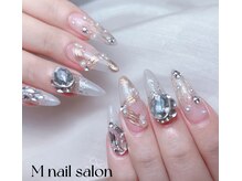 Mネイル/バレリーナ｜ミラーネイル