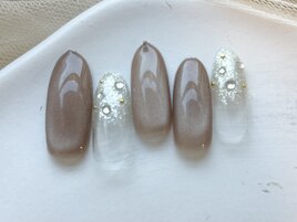 マグネット×ラメネイル