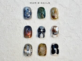 マリーネイルズ 表参道店(MARIE NAILS)の写真/★オフ込み design¥7700！ライフスタイルデザイン＆爪の形もご提案♪JNA1級以上と認定講師も在籍のサロン！
