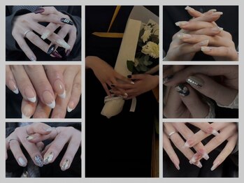 Private nail salon【 u 】の写真/他と被らない貴方だけの芸術を指先に宿す。刷毛跡が織りなす繊細で唯一無二の理想のニュアンスを形に◎