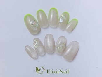 エリクサーネイル 池袋(Elixir Nail)/定額a シンプル/クーポン使用