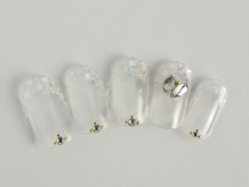 まつげアンドネイル ディアマンローズ(DIAMANT ROSE)/フレンチネイル・90分6930円