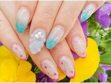 フラッシュネイル フレンテ西宮店/除去付デザイン定額コ-ス◇