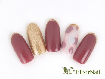 エリクサーネイル 五反田(Elixir Nail)/定額a シンプル/クーポン使用