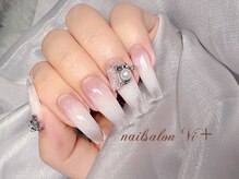 ヴィープラス(Vi+)/☆白チークネイル☆