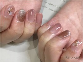 秋色♪ニュアンスネイル