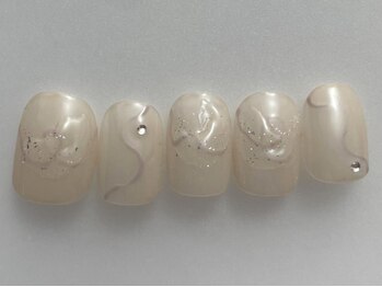 アイネイルズ 池袋店(I-nails)/ベージュクリアニュアンス