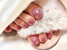 ヘラー 渋谷(HERA)/Foot お花　ホロ　かわいい　春