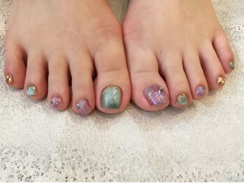 ネイルサロン ソウ 京橋店(Nail Salon Sou)の写真/【持ち込みOK】*footArt10本¥7900*パラジェルあり◇クリア/ニュアンス/お花、何でもご要望にお応えします！