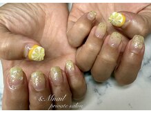 アンドエムネイル(&M nail)の雰囲気（ぷっくりレモンネイル～）