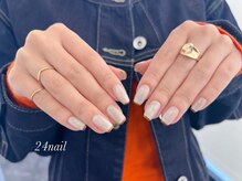 ニーヨンネイル(24nail)/シンプルネイル