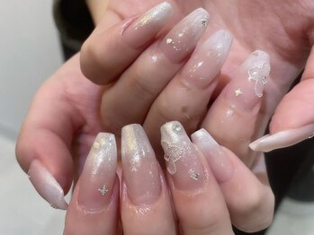 ウル(uru)/Blushing Crystal Nails