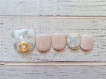 ブランロール 中目黒店(Blanl'or)/【Foot】大理石風ネイル