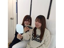 エクシアホワイトニング 調布店の雰囲気（目指したい歯のお色を確認します！）