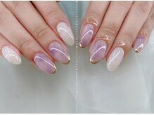 ココナッツネイル/ニュアンスネイル