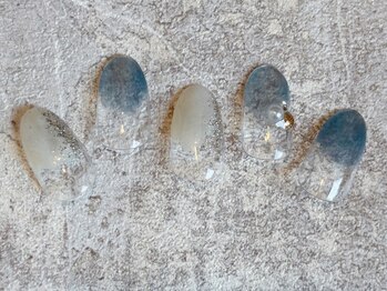 ネイルサロン エムズ(Nail Salon M's)/マグネットと塗りかけで涼し気に