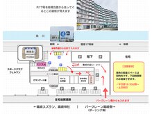 フルネス(FULLNESS)/駐車スペース、上から見た図