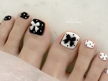 リッシュ ドゥ(RICHE deux)/ドット×リボンネイル